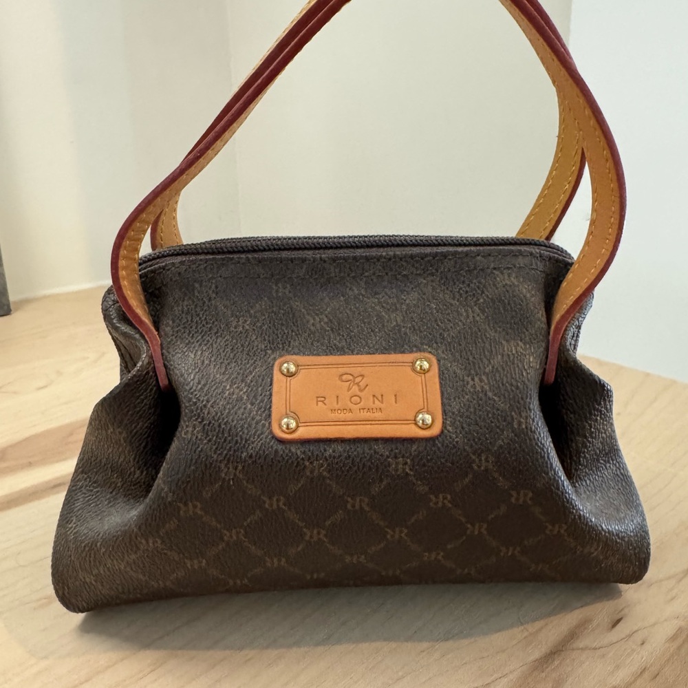 Rioni Brown and Tan Shoulder Bag